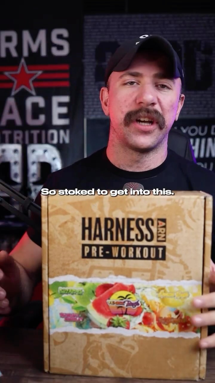 The new Arms Race Nutrition Harness RTD - Check These Out!