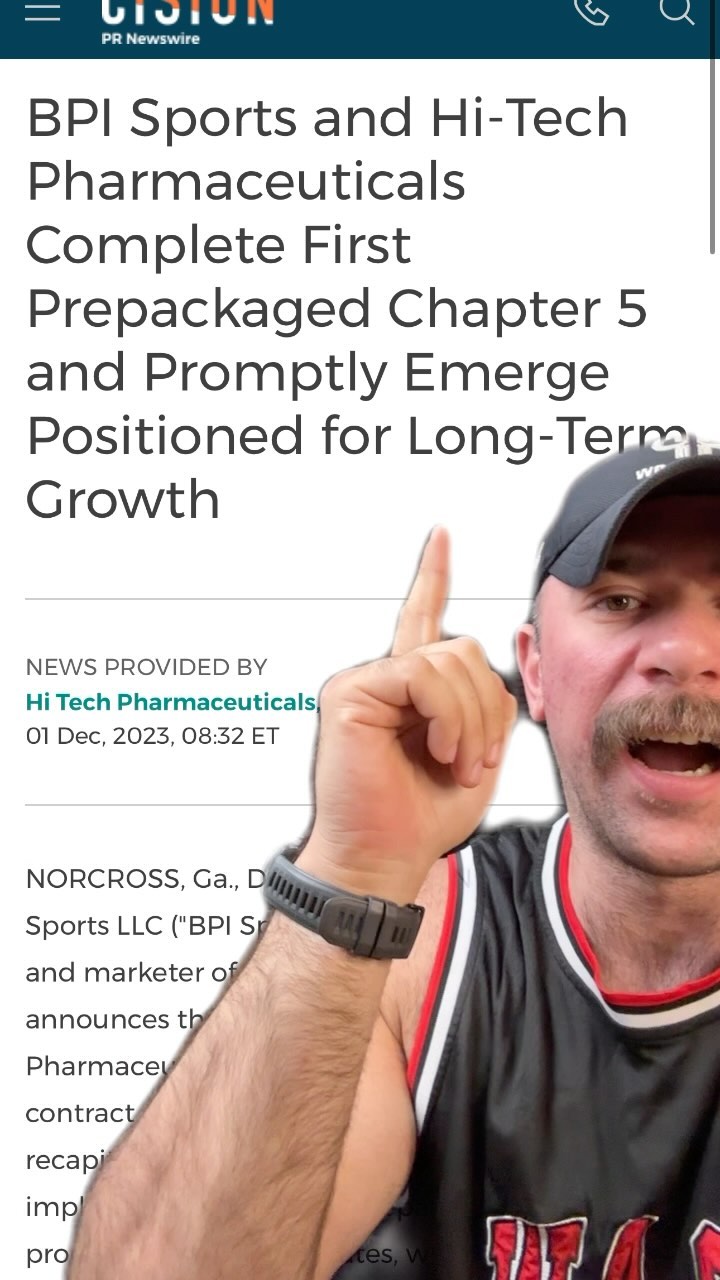 Hi-Tech Pharmaceuticals has Acquired BPI Sports!