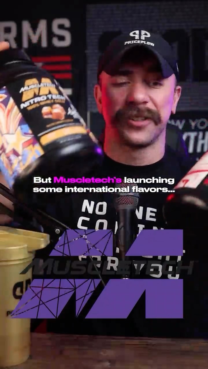 New international flavors from @muscletech really got our attention