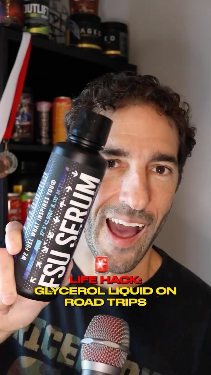 Mikes supplement life hack for long road trips featuring @inspirednutra FSU serum does not disappoint