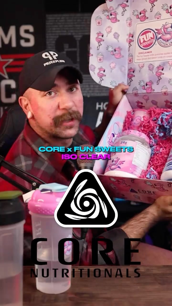 @corenutritionals x @funsweets CLEAR ISO is insane! One of the most ACCURATE collabs in a while