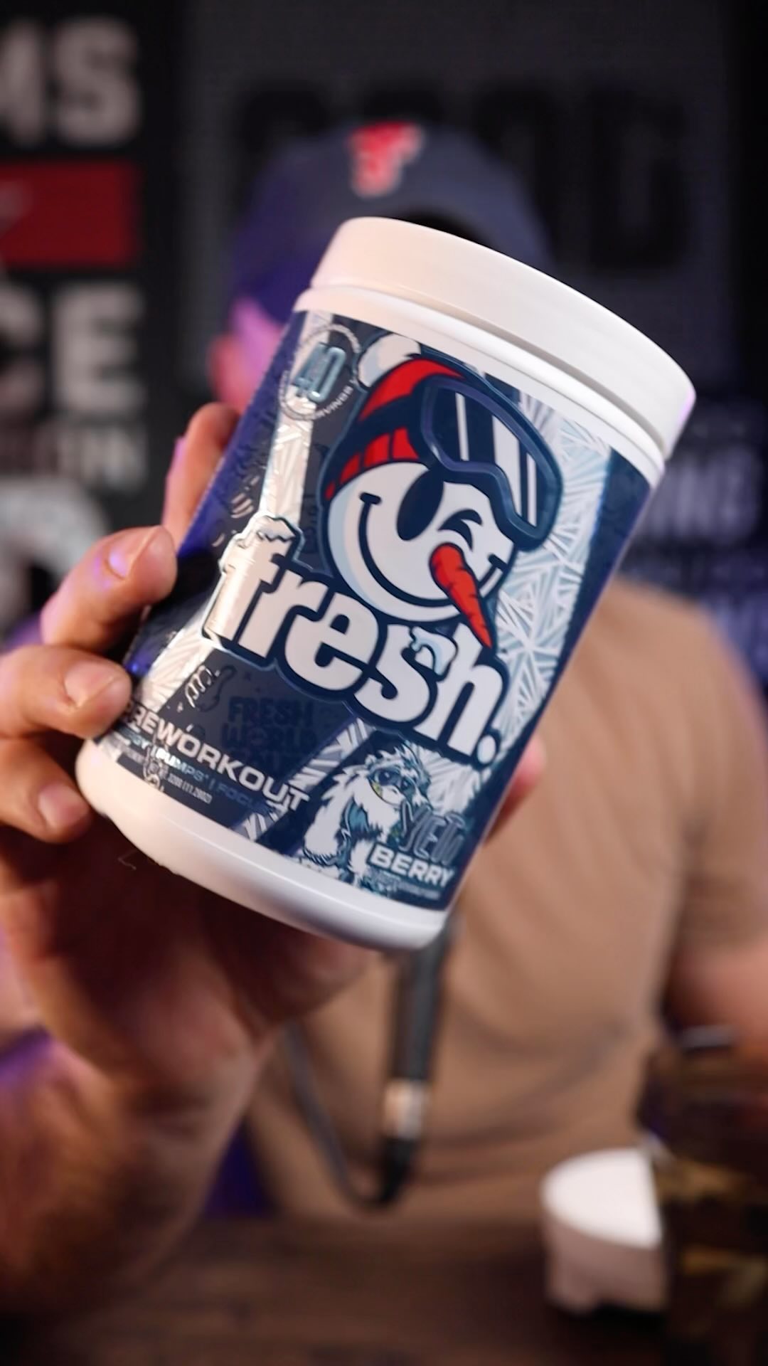 YETI BERRY…official preworkout of Christmas? @myfreshsupps