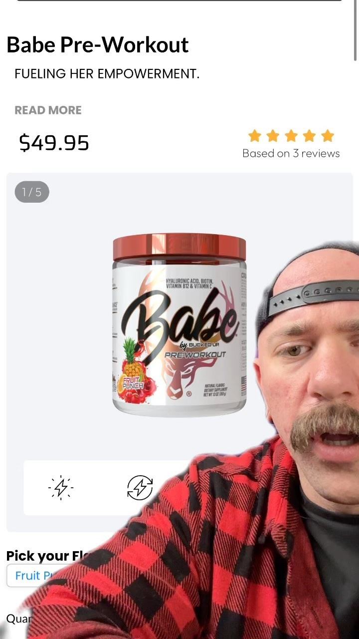 @buckedup babe- a female preworkout