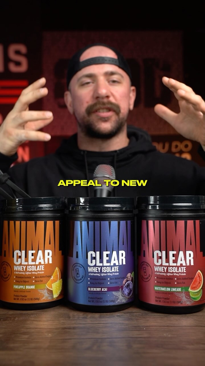 Animal Announces new Clear Whey Isolate