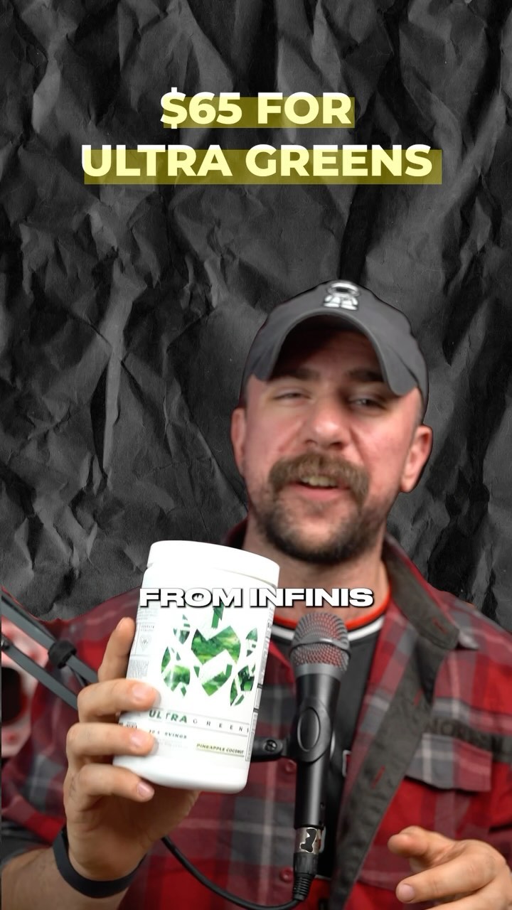 @infinisnutrition packs a ton of nutrients into their ULTRA GREENS- here’s another reason we’re annoying it- @compoundsolutions PeakO2, a mushroom blend for performance