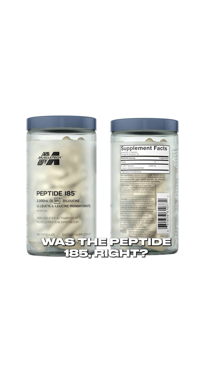 Did you get your hands on the new Muscletech Peptide 185?