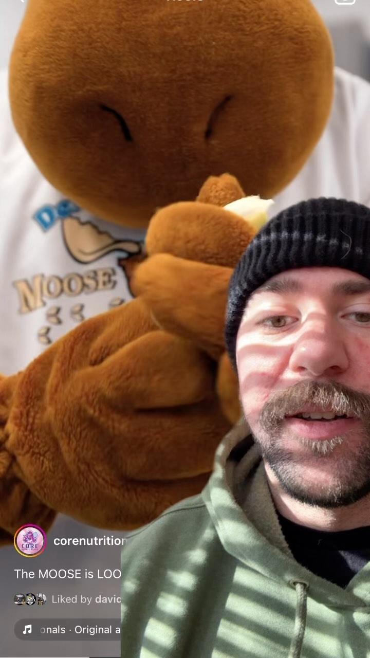 @corenutritionals x @moosetracks_icecream banana?!