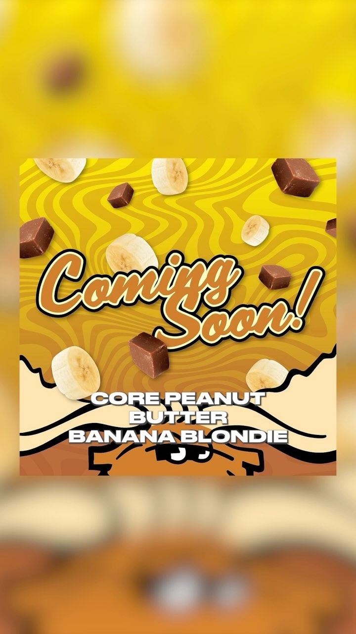 These are SO Good! The new Core Nutritionals MOOSE TRACKS Peanut Butter Banana Blondie!