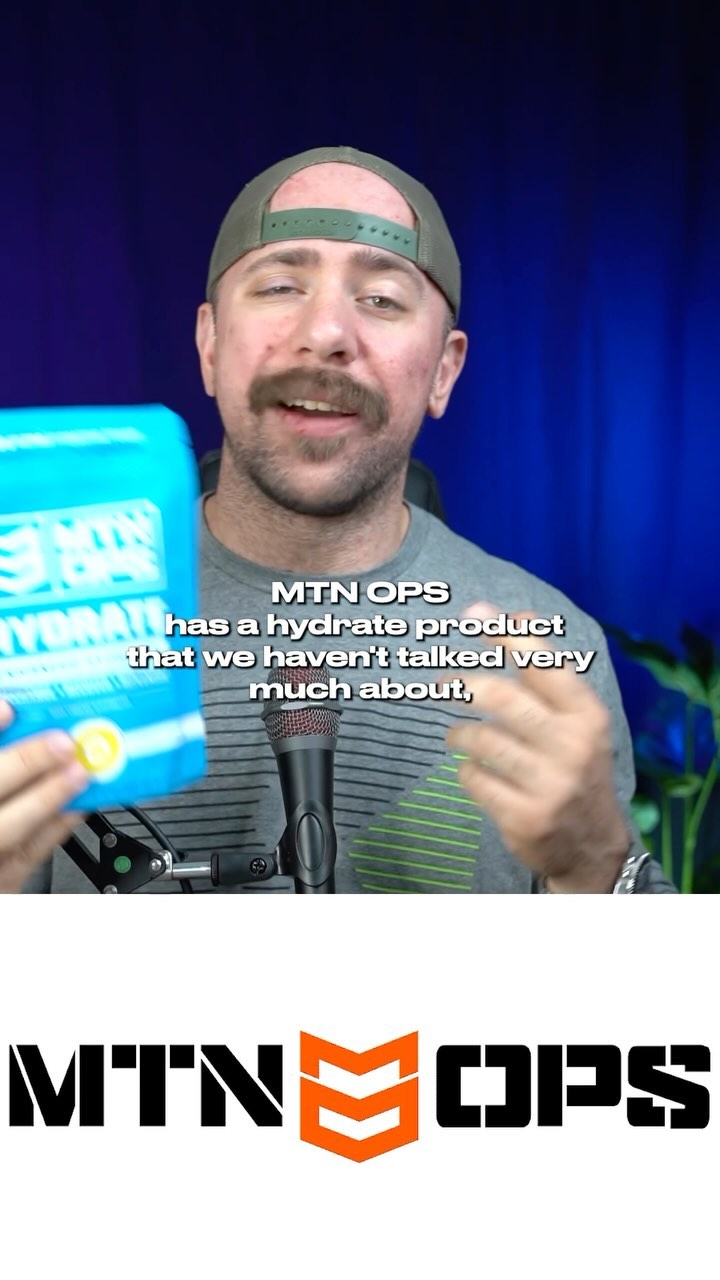 MTN OPS Hydrate: Hydration for Hunters and Outdoors