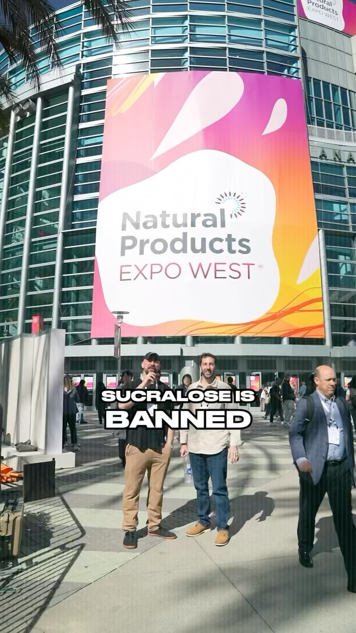 SUCRALOSE IS BANNED HERE? @natprodexpo