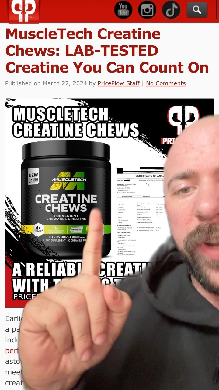 @muscletech  good quality creatine