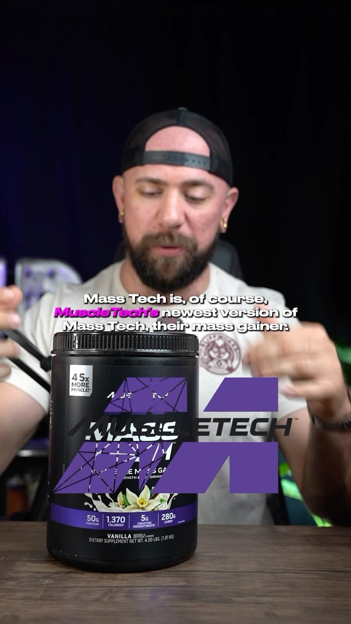 280 CARB WEIGHT GAINER! The New MuscleTech Mass-Tech at Walmart