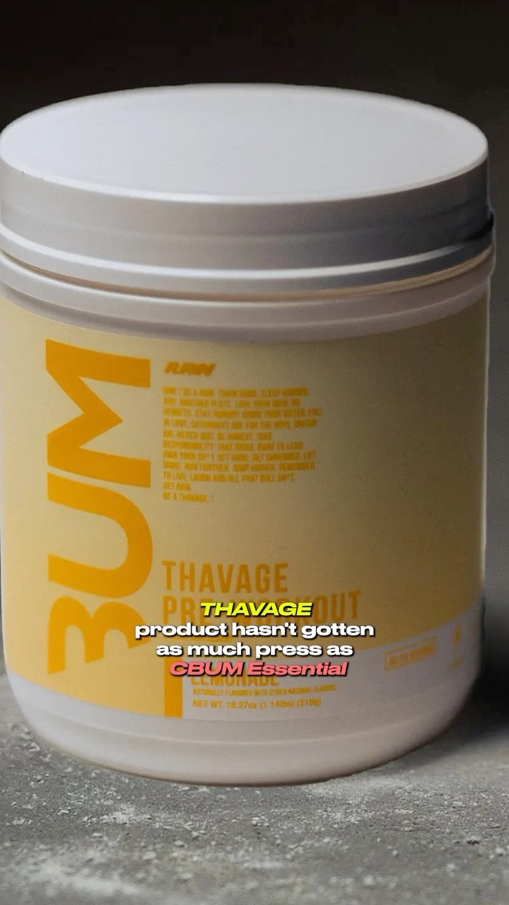 This new lemonade thavage flavor is perfect for summertime preworkout ☀️