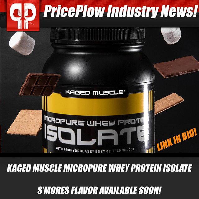 @kagedmusclesupps boasts some of the best isolate flavors on the market, coming out of their MicroPure Whey Protein isolate. They're just announced their newest flavor, S'Mores!⠀
