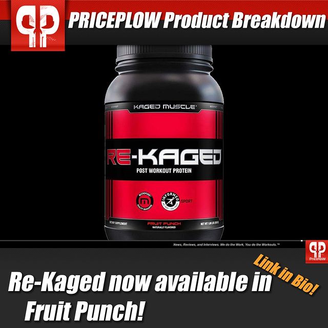 New @kagedmusclesupps Re-Kaged flavor! Fruit Punch is now available. Read the exclusive story atlink in @priceplow bio!