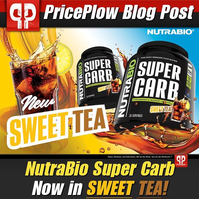 NEED THIS!!!!!! @NutraBio has released a new flavor of their high-performance carbohydrate / electrolyte supplement, SUPER CARB, in SWEET TEA flavor!⠀