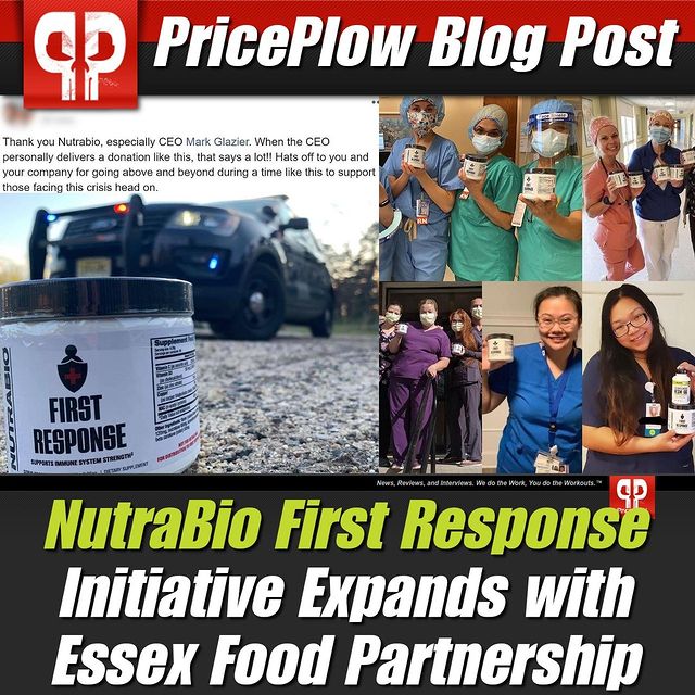@TheMarkGlazier and Team @NutraBio started the First Response Initiative a few months ago to help out those brave individuals on the front line, with free allergen-free immune supplements to Tri-State Area first responders.⠀