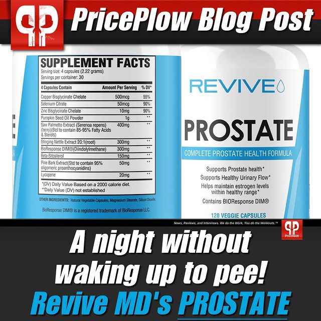 Who here knows what we're talking about?!?! If you're concerned about PROSTATE health, then you know the drill. And @Revive_MD has put together ANOTHER insane formula in their new prostate supplement!⠀