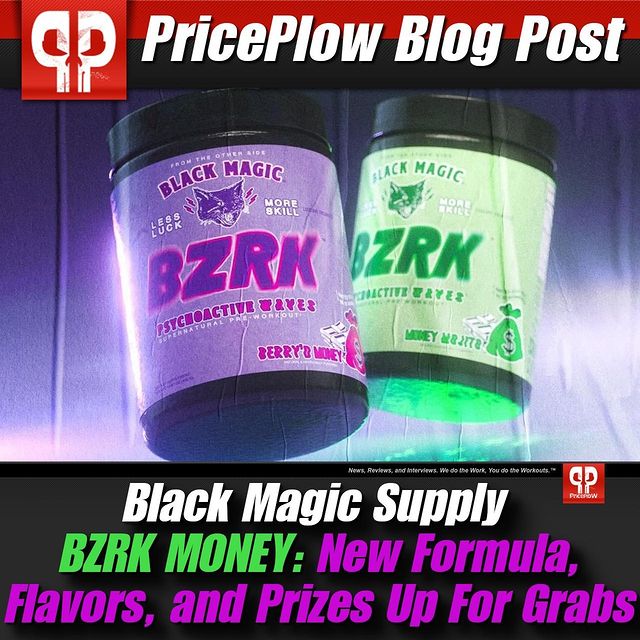 Black Magic Supply is dropping a Limited Edition version of their flagship pre workout -- BZRK on August 1st!⠀