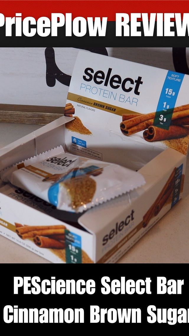 Cinnamon Rolls in a Protein Bar! PEScience Select Protein Bar Review