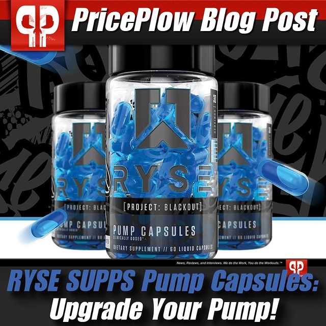 Upgrade your Pumps and Performance with RYSE SUPPS PUMP CAPSULES!⠀