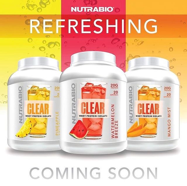 Who’s ready for @nutrabio Clear Whey Isolate?! 