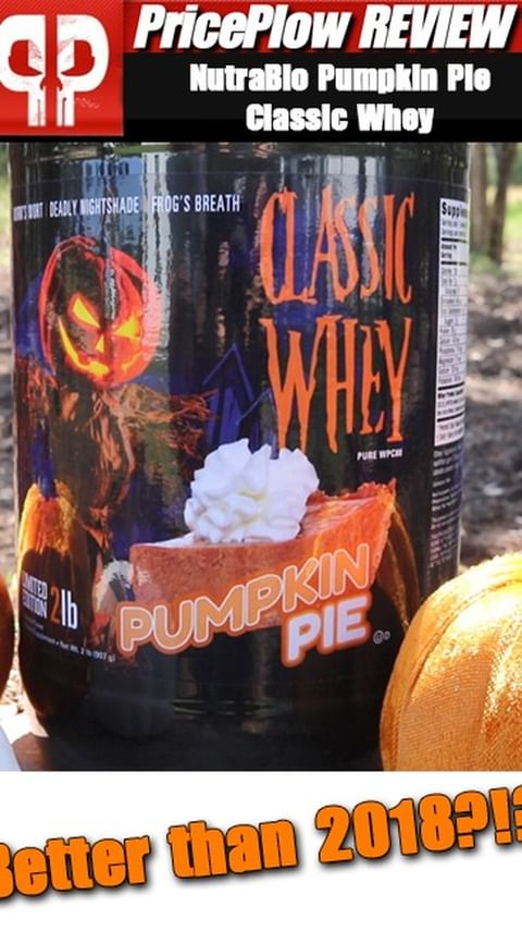 Pumpkin Pie Protein Powder! NutraBio's 2020 Classic Whey