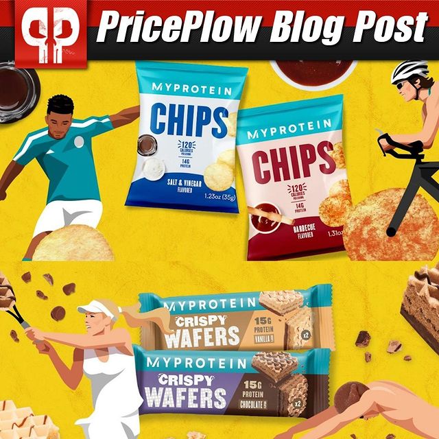 Three new snacks have just been launched from @myproteinus including - Protein Chips, Crispy Wafers, and a Nuts Bar!⠀