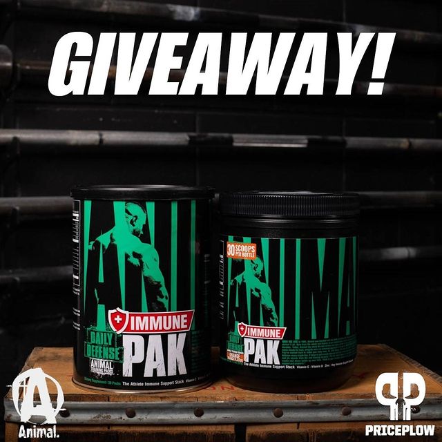 IMMUNE PAK GIVEAWAY bought to you by @animalpak⠀