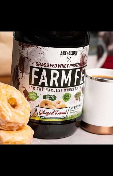 @axeandsledge Farm Fed glazed donut