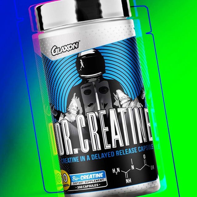 Dr. Creatine from @iamglaxon has finally landed. What is it? Creatine monohydrate in a delayed-release capsule for even more gains!
