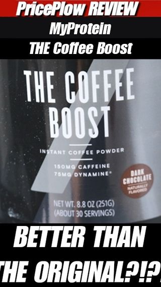 Pre-Sweetened Instant Coffee: Myprotein The Coffee Boost Dark Chocolate!