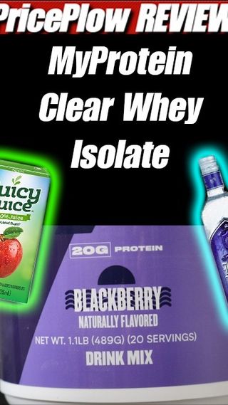 Blackberry Protein! Myprotein Clear Whey Isolate Flavor Review