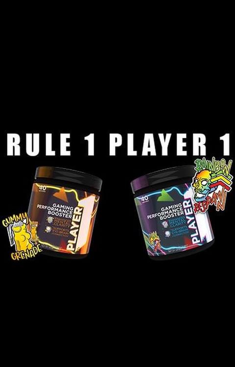 @ruleoneproteins Player 1 gaming supplement