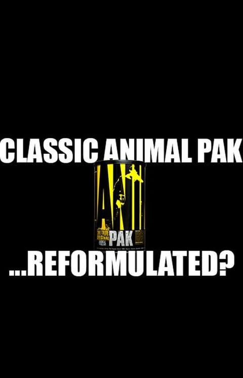 @animalpak Reformulation!