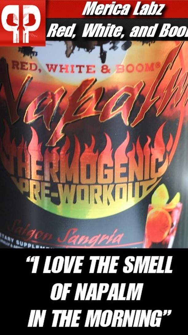 Merica Labz NAPALM Red White & Boom Pre Workout Review