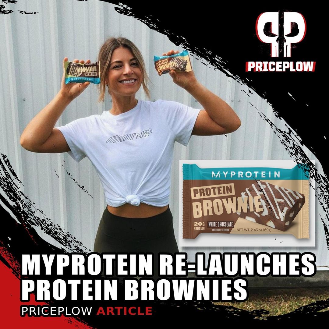 No sweeteners needed here! @MyproteinUS Re-Launches Protein Brownies, and they're going for BIG and "Gooey"!⠀