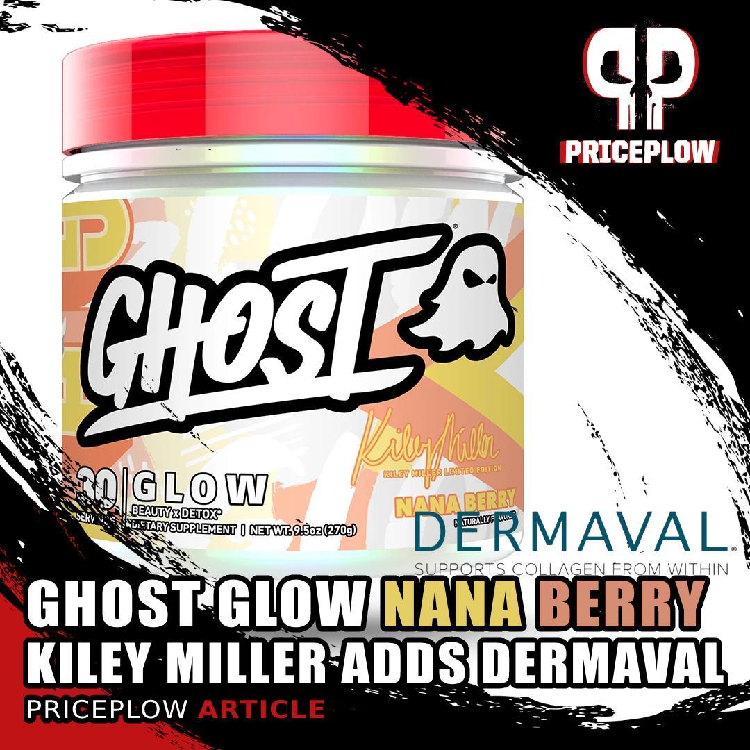 Today, @GhostLifestyle launched their first flavor collab for Ghost Glow - NANA BERRY with @FitByKiki!⠀