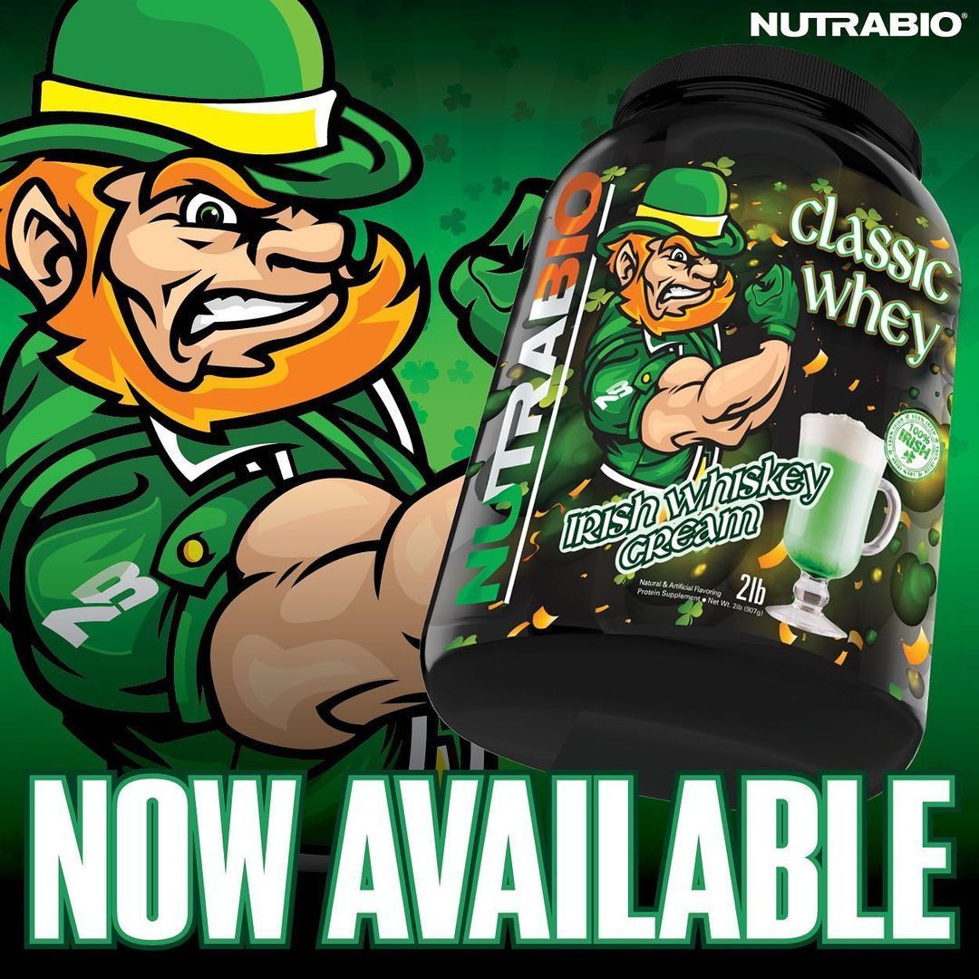 Irish Whiskey Cream Classic Whey is here from NutraBio!⠀