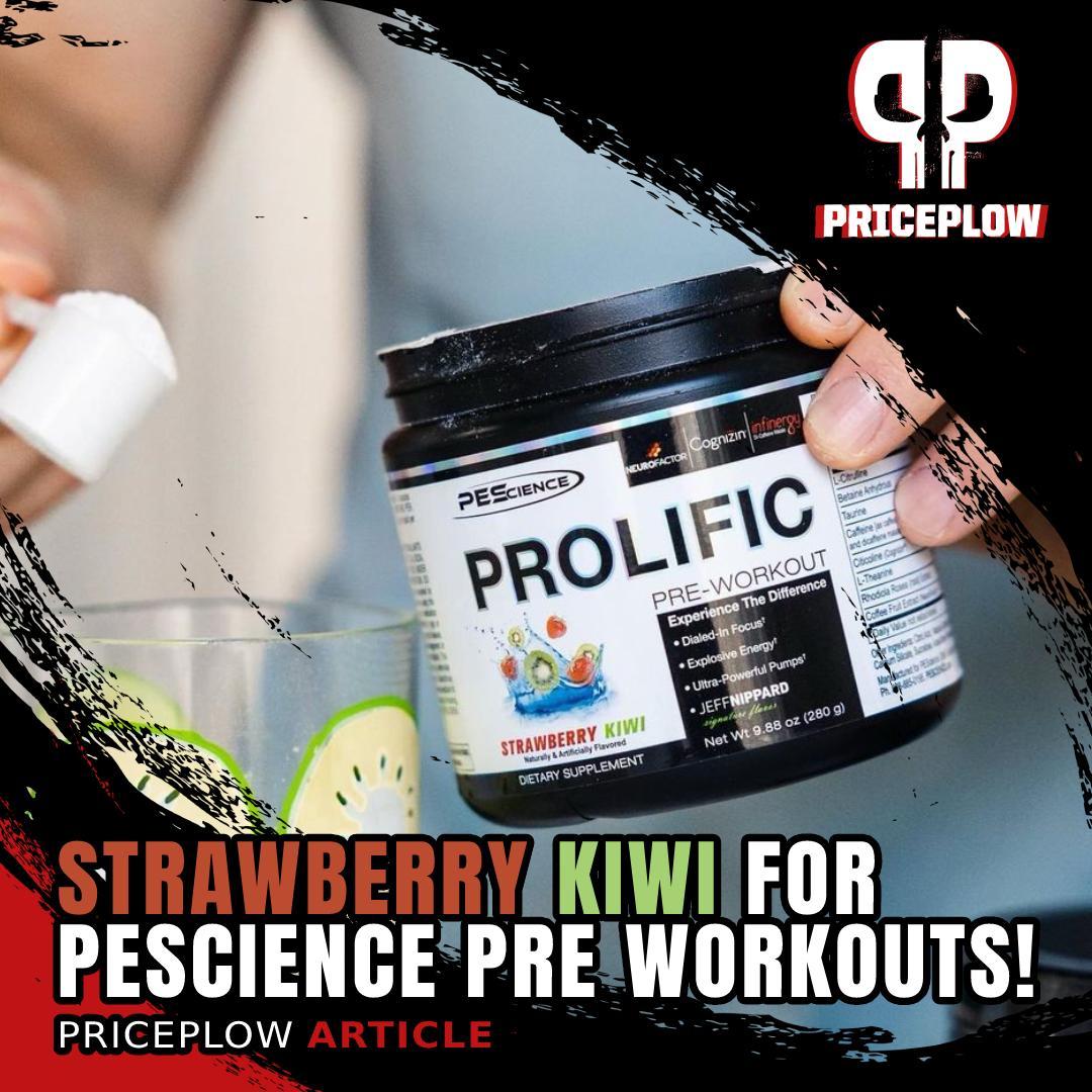 The next pre workout flavor system from @PEScience is out - STRAWBERRY KIWI!⠀