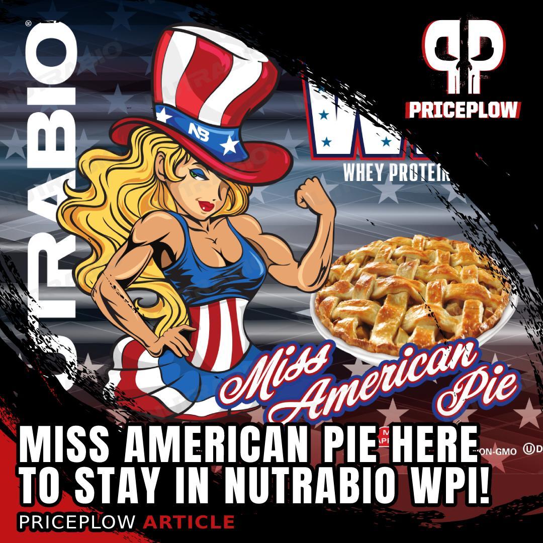 @NutraBio Miss American Pie 100% Whey Protein Isolate is here to stay!⠀