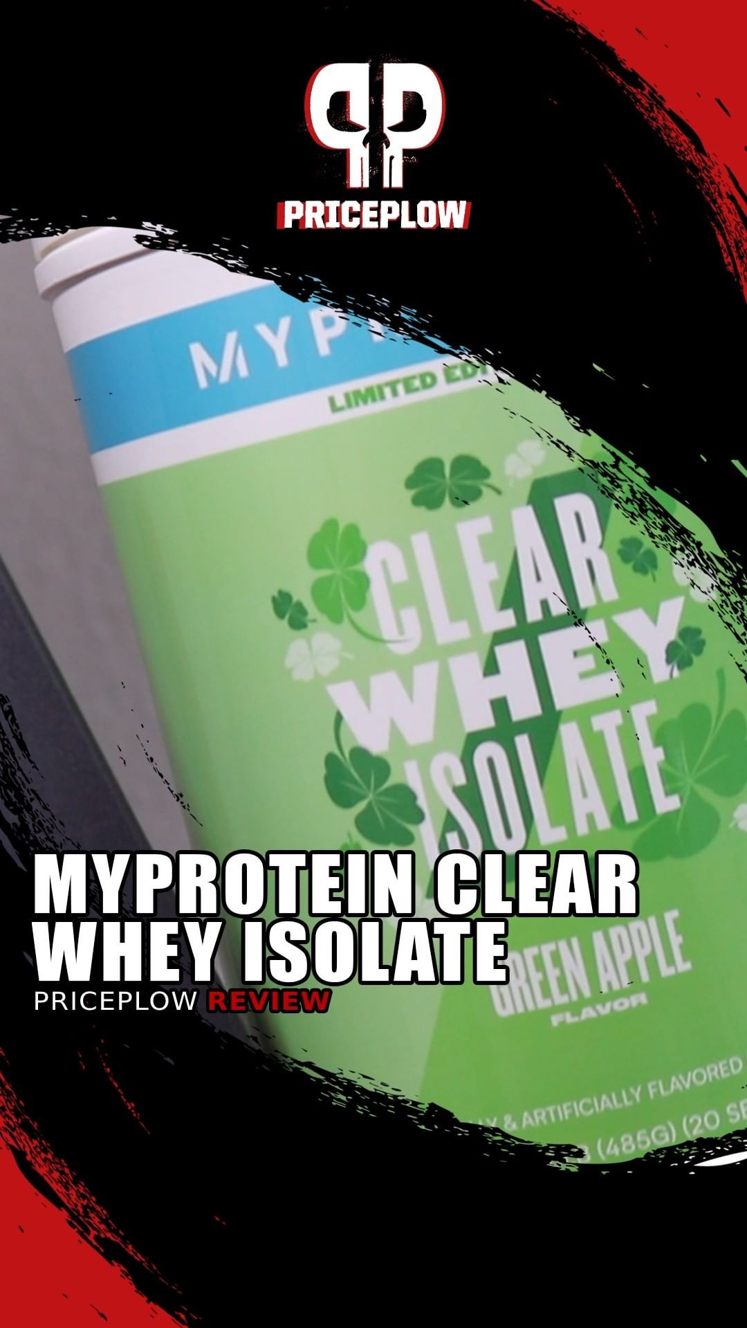 Happy St. Patrick's Day! GREEN APPLE Myprotein Clear Whey Isolate!