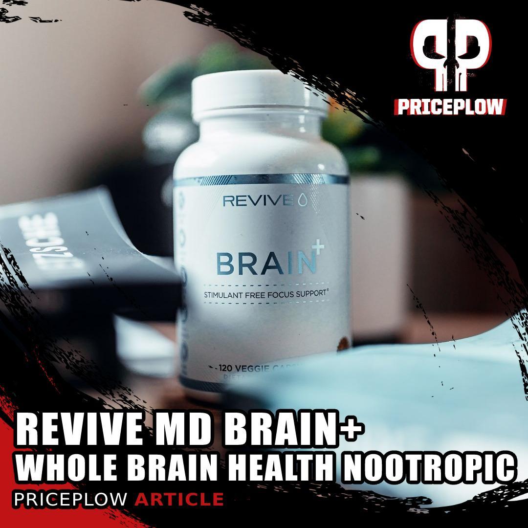 Brace yourselves for another "ALL-IN" supplement from Revive_MD. More than just a nootropic for focus, Revive MD Brain+ is a whole brain health support supplement!⠀