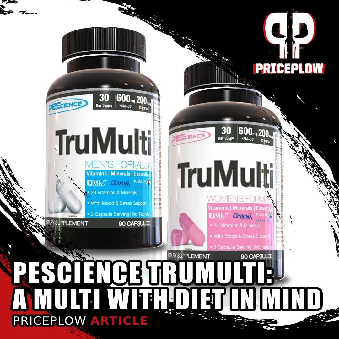 As promised - A Multvitamin with Diet in Mind: @PEScience TruMulti!⠀