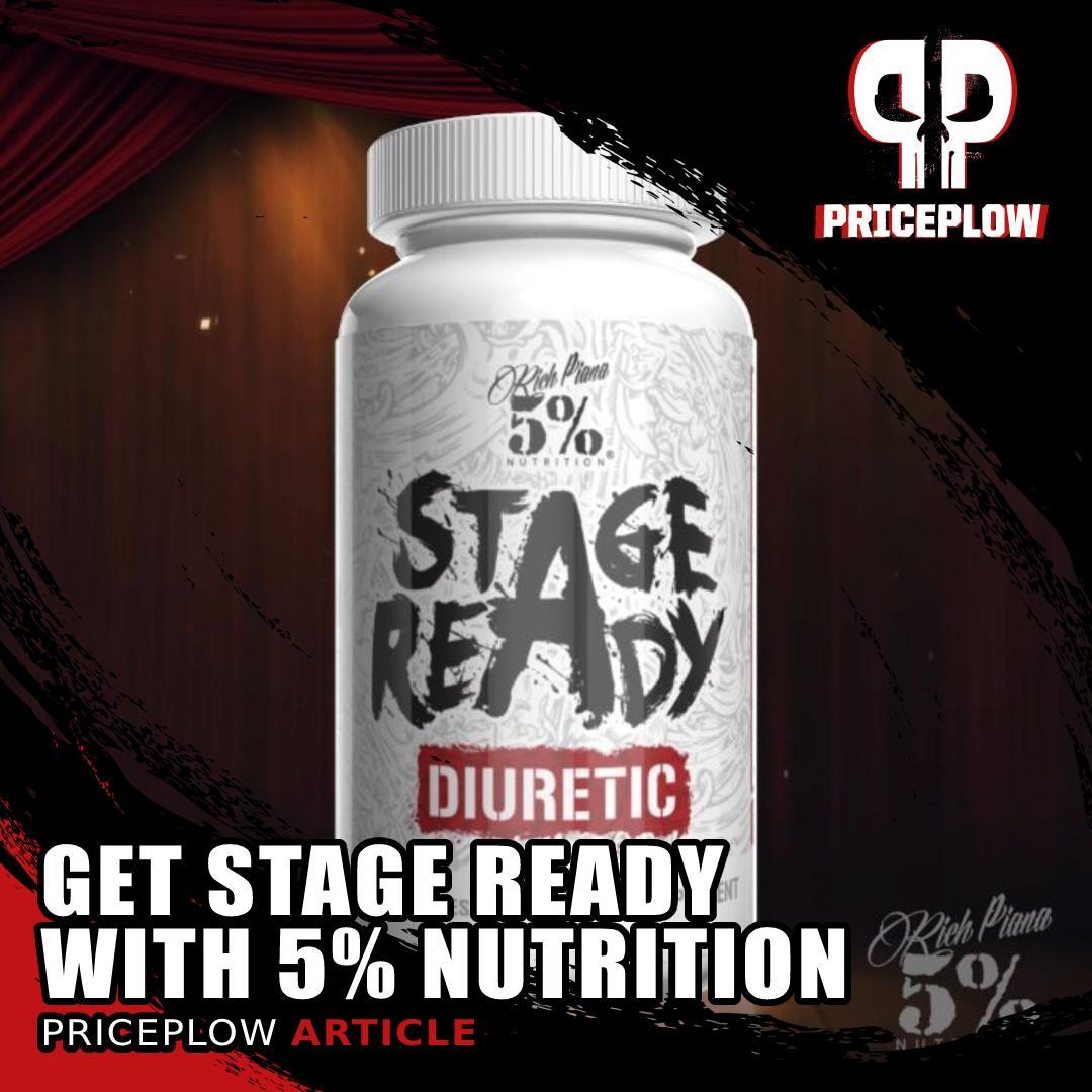 Are you STAGE READY? If looking to shed some water weight, look at this unique @5PercentNutrition Stage Ready formula!⠀