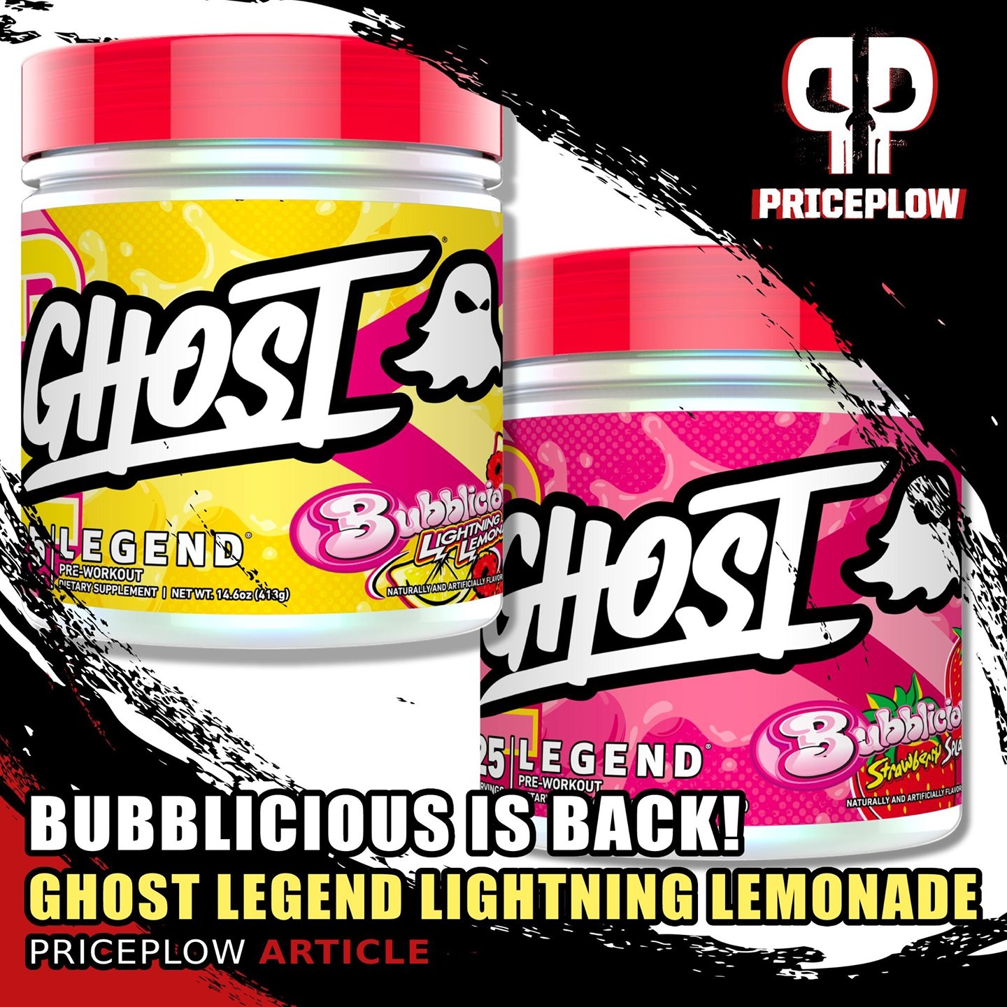In case you missed it, @GhostLifestyle brought Bubblicious back in a big way, with Legend V2 now in Lightning Lemonade and Strawberry Splash flavors!⠀