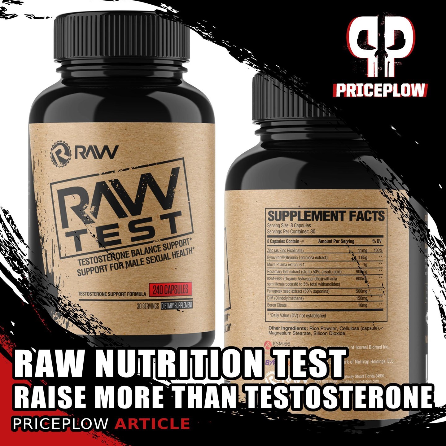 In case you missed it, we wrote a monster article on @getRawNutrition's Raw TEST, a very unique natural testosterone booster with some interesting new ingredients like Bryonia Laciniosa (for testosterone) and muria puama (for libido) on top of many others we've seen before, PLUS a clinical dose of ursolic acid for body recomposition.⠀