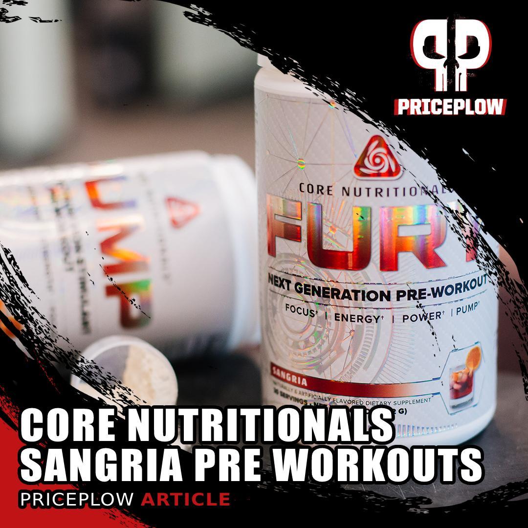 @CoreNutritionals has released a SANGRIA flavor of their pre workouts, Pump and Fury⠀