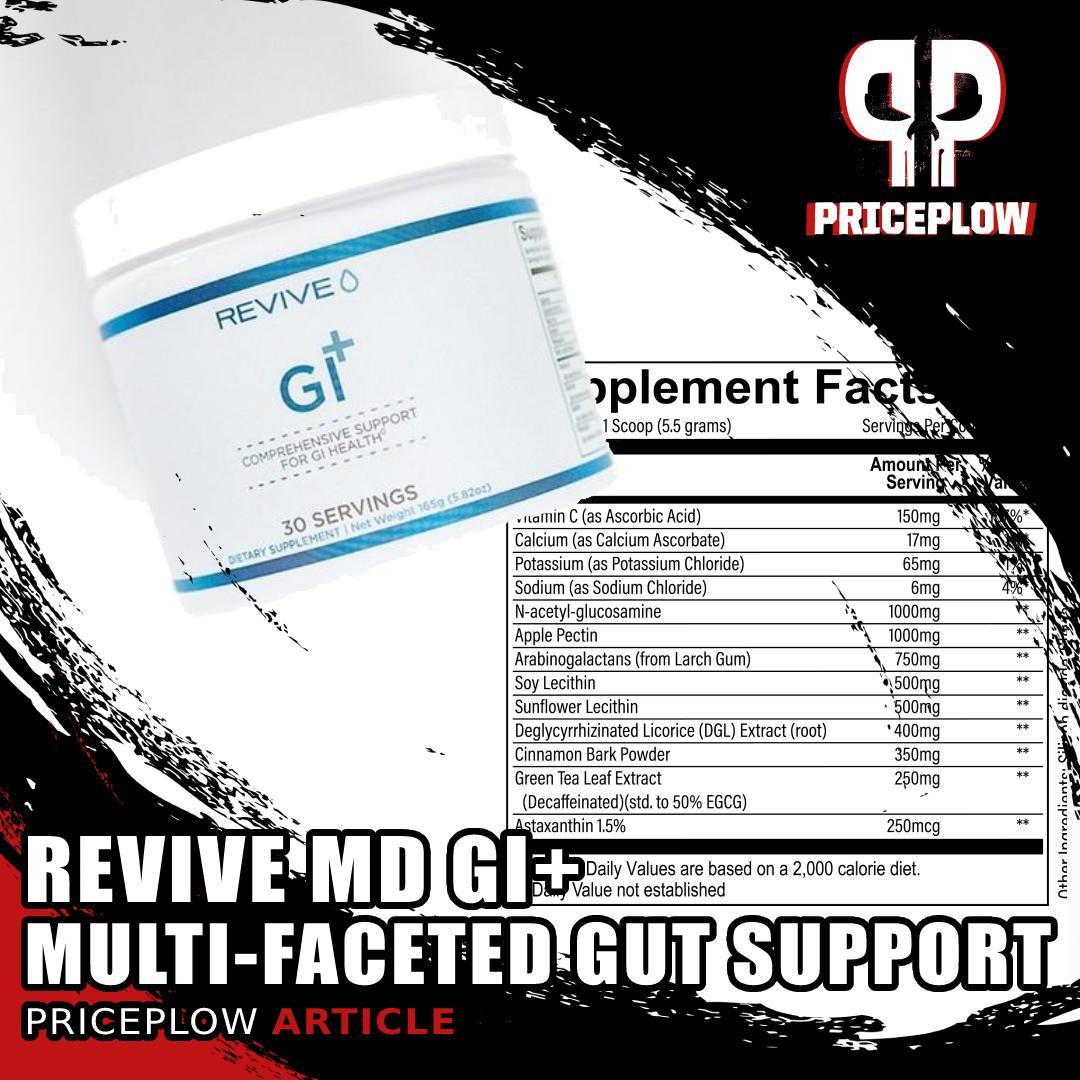 @Revive_MD GI+ Plus: A comprehensive, multi-faceted gut health supplement for those with any kind of GI issues bothering them:⠀