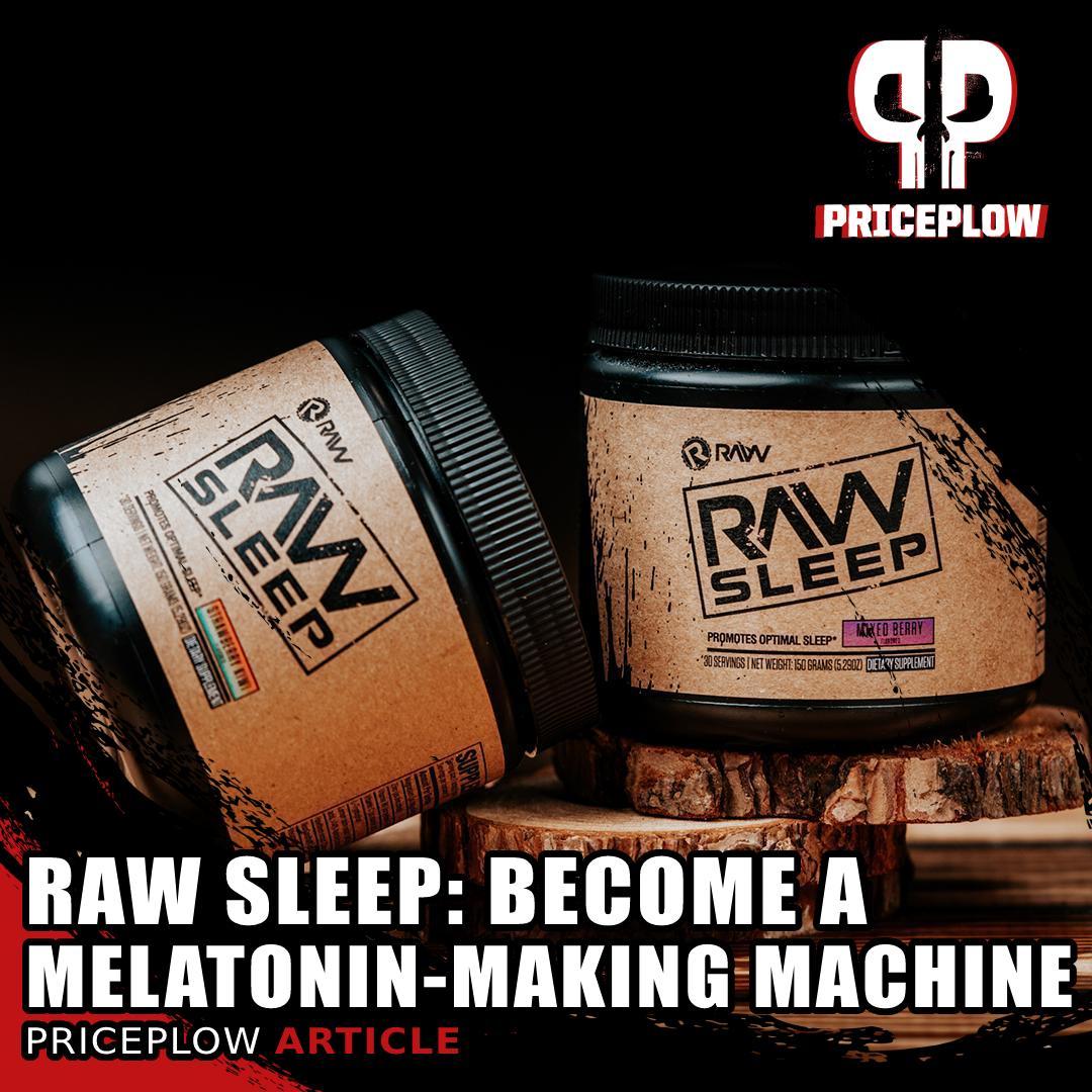 RAW Nutrition SLEEP: Boost Melatonin Production, Feel Good, and Sleep Great⠀
